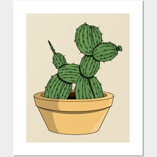 Cactus Poodle Posters and Art